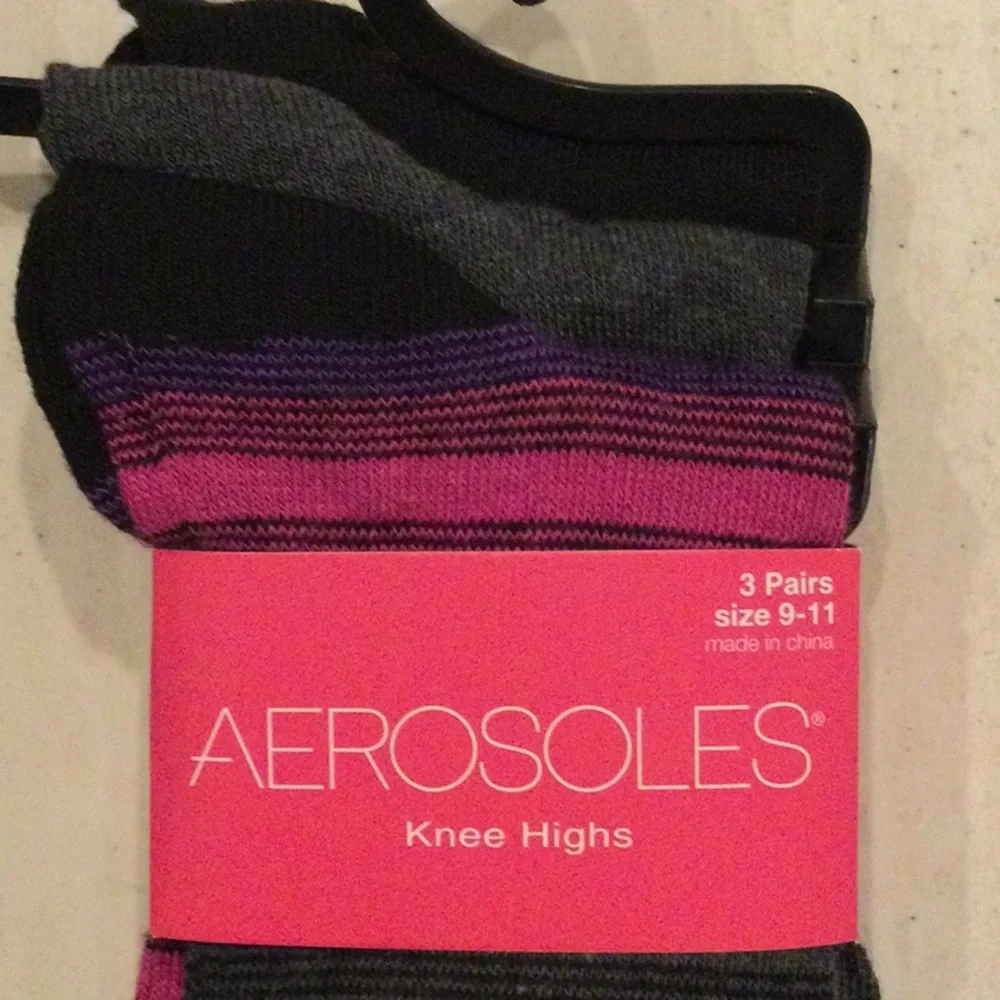 Socks Aerosoles Knee Highs Keds No Show 10 Pairs